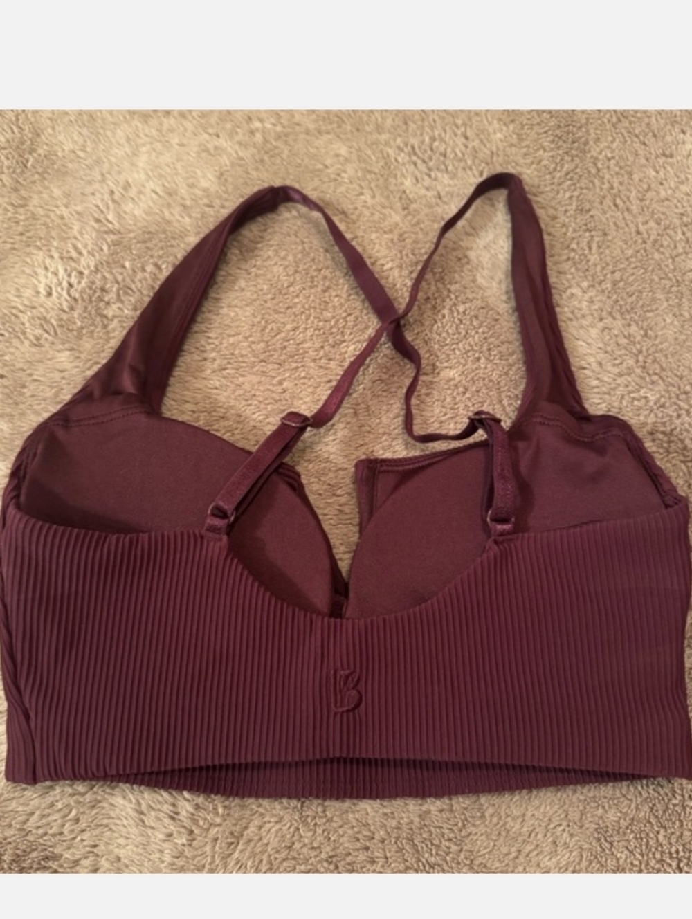 Buffbunny Ribbed Notch Sports Bra - Picture 3 of 4